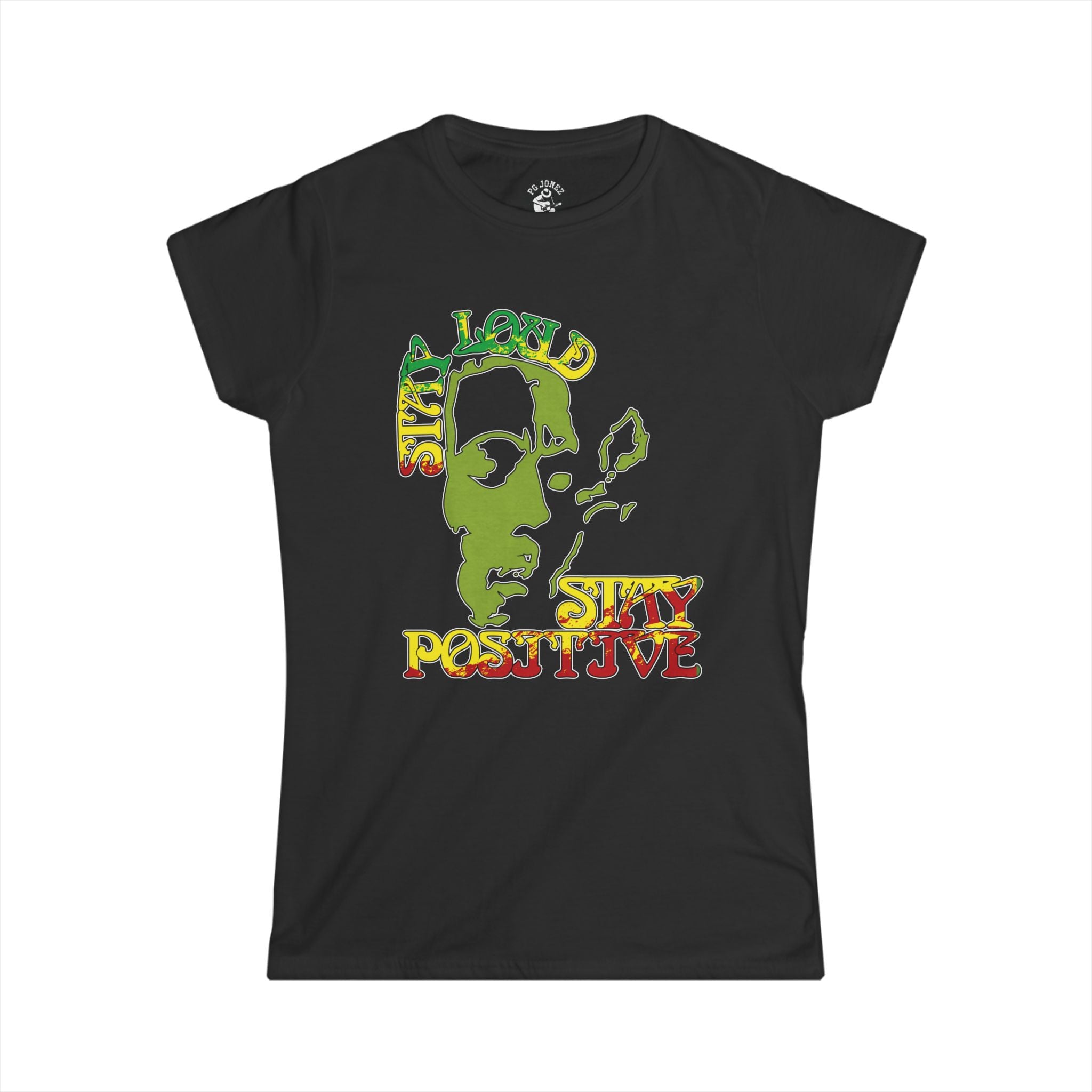 Stay Positive Graphic Tee – Women’s Softstyle