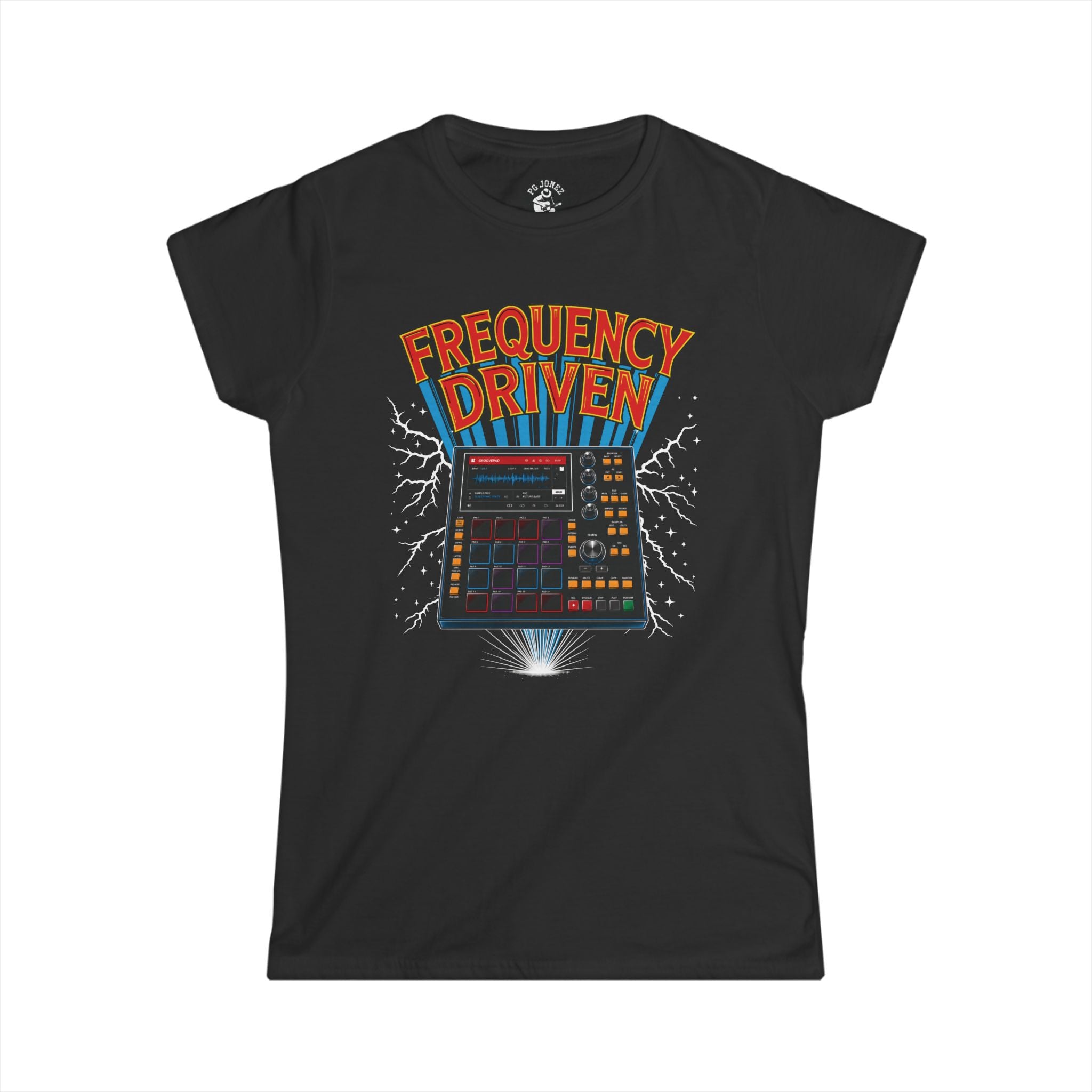Frequency Driven Graphic Tee– Women’s Softstyle